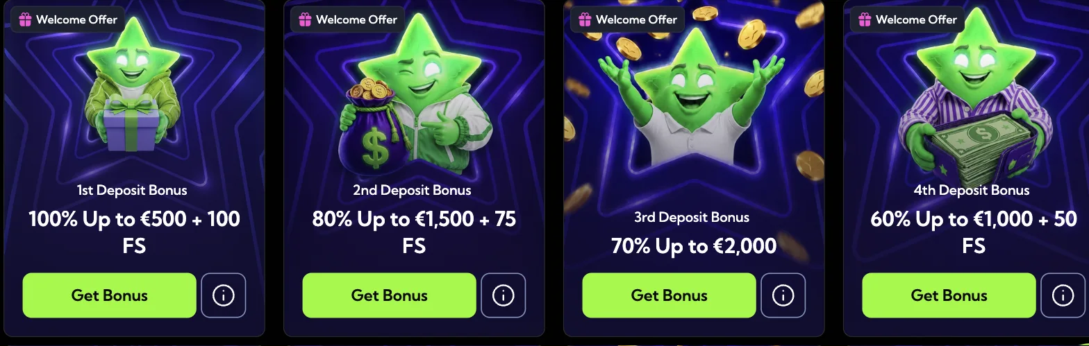 luckyboom casino welcome bonus